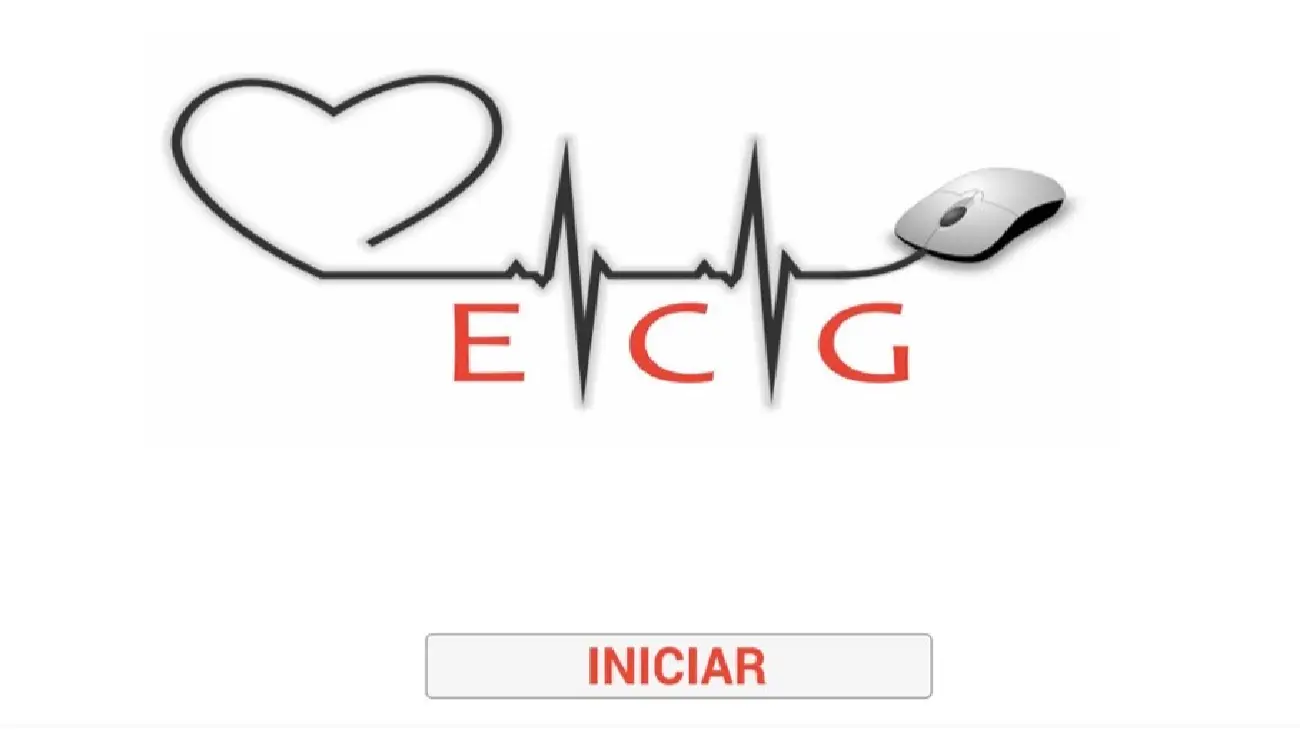 Tela inicial jogo ECG