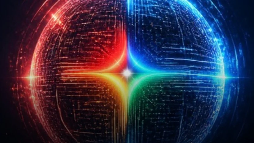 Ilustração de um núcleo de inteligência artificial brilhante representando o Gemini 4 Argon do Google